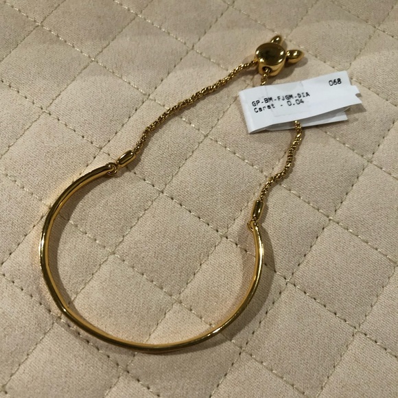 Monica Vinader Fiji diamond slider bracelet - Picture 2 of 5